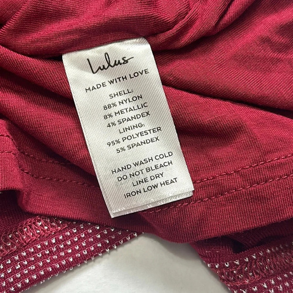 Lulus Gift of Love Backless Long Sleeve Bodycon Mini Short Dress Size Large NWT - Picture 8 of 14